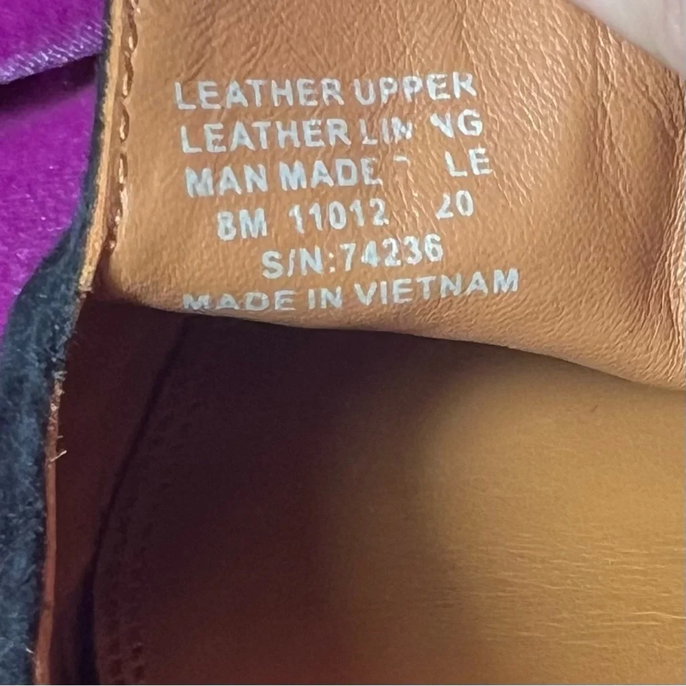 Tory Burch Black Suede Loafers - Picture 3 of 7